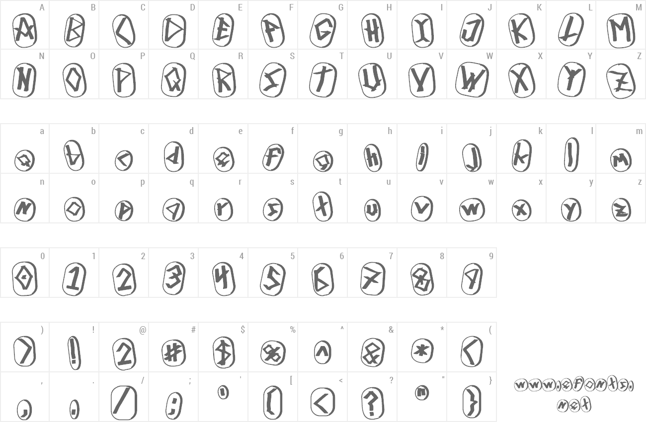 Font Runez of Omega preview